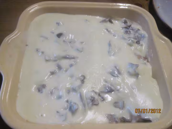 Saumon rose aux pleurotes sauce poisson