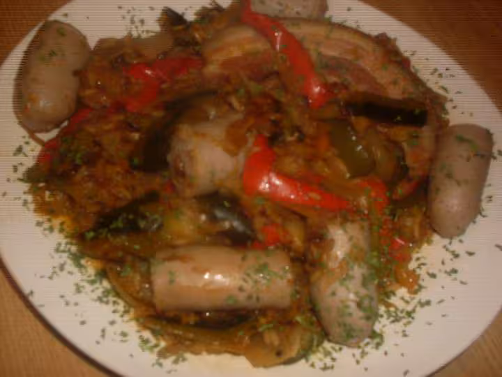 Saussices de toulouse aux legumes