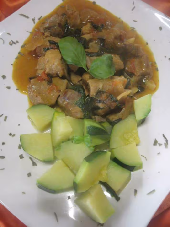 Saut de porc au curry