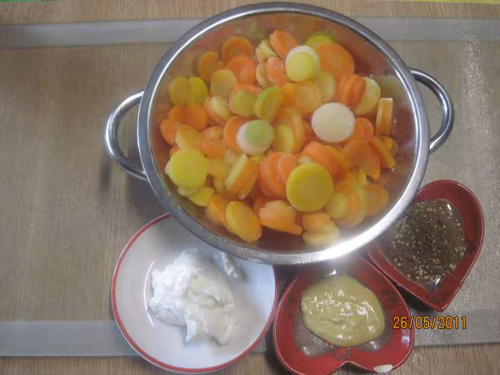 Saute de porc aux carottes meli melo en sauce
