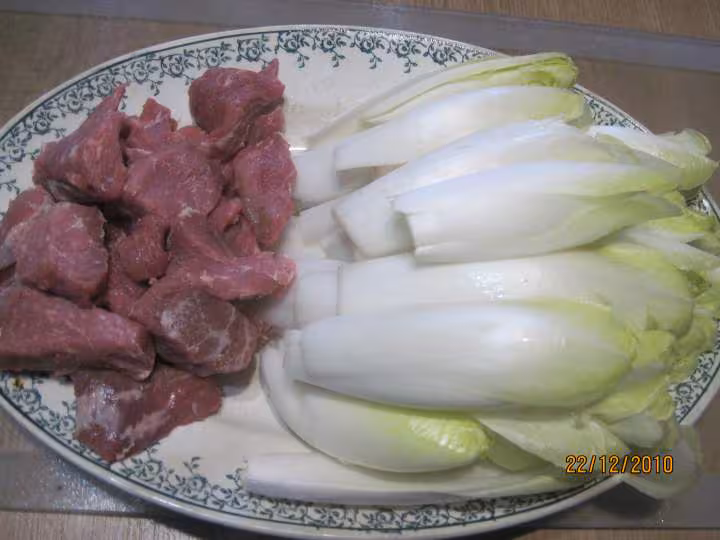 Saute de porc aux endives