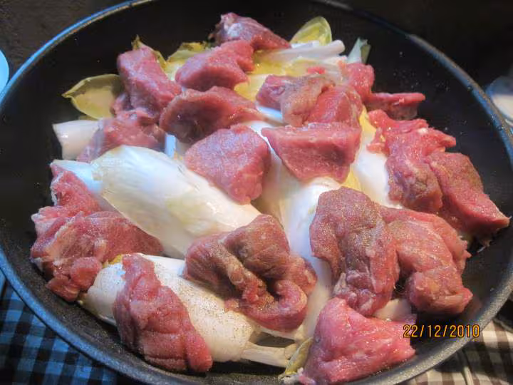 Saute de porc aux endives