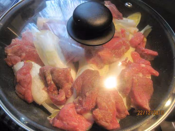 Saute de porc aux endives
