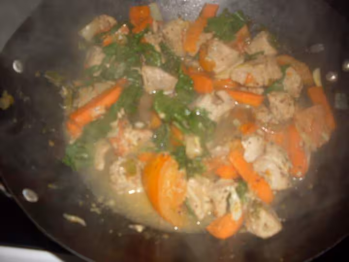 Saute de porc carottes celeris