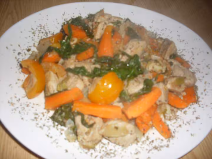 Saute de porc carottes celeris