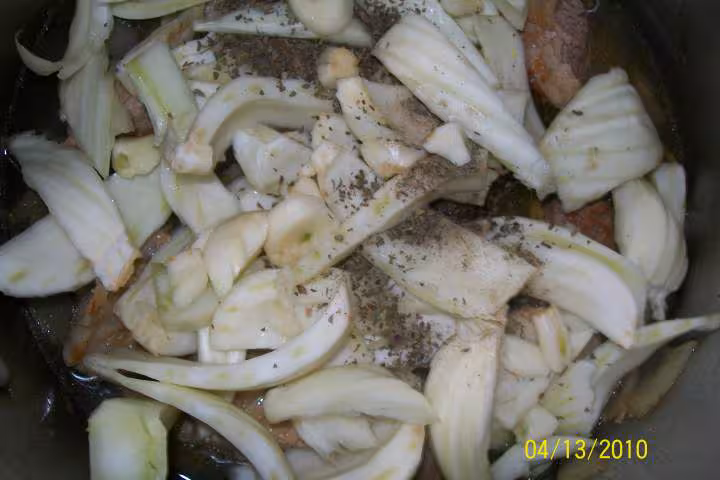 Saute de veau au fenouil
