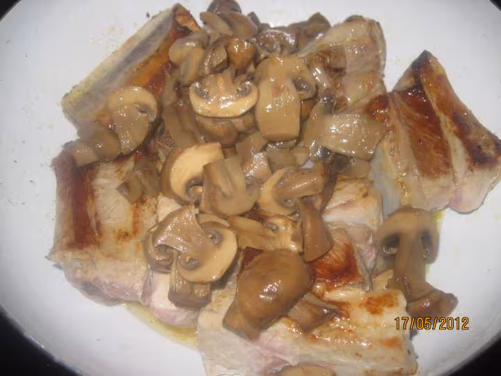 Saute de veau aux champignons sauce tikka masala