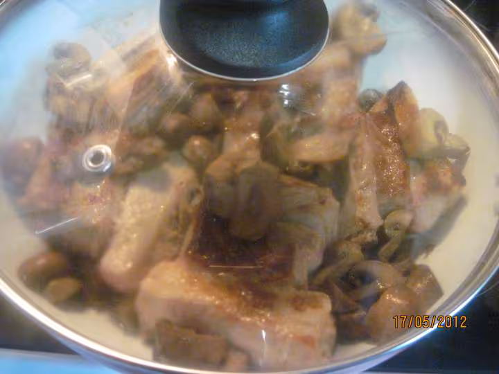 Saute de veau aux champignons sauce tikka masala