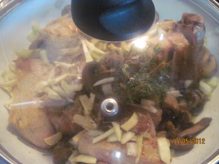 Saute de veau aux champignons sauce tikka masala