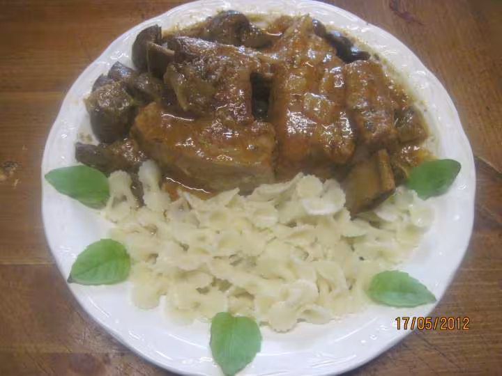 Saute de veau aux champignons sauce tikka masala