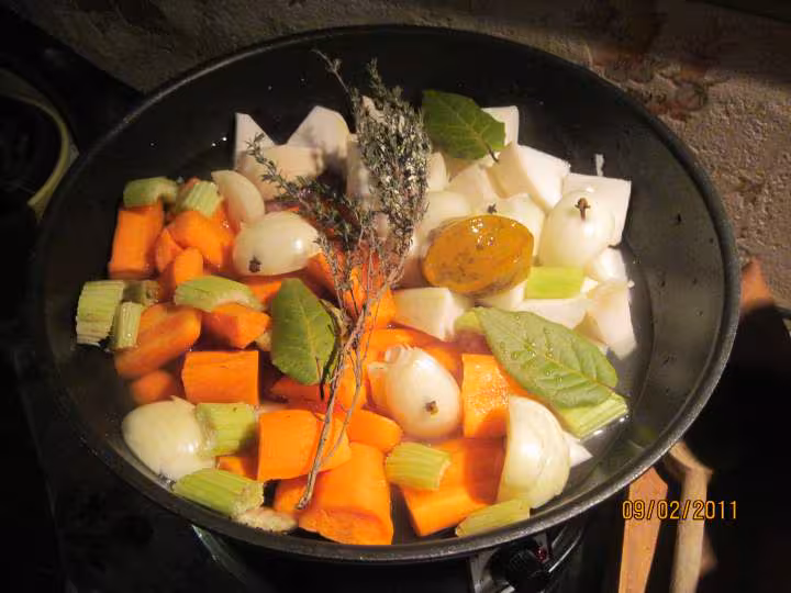 Saute de veau en sauce