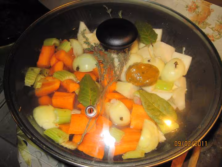 Saute de veau en sauce