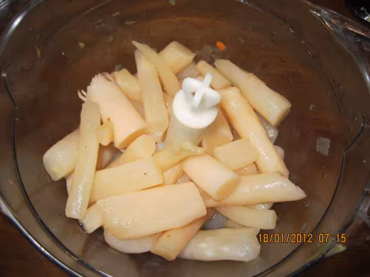 Soupe de carottes poireaux salsifis au mo