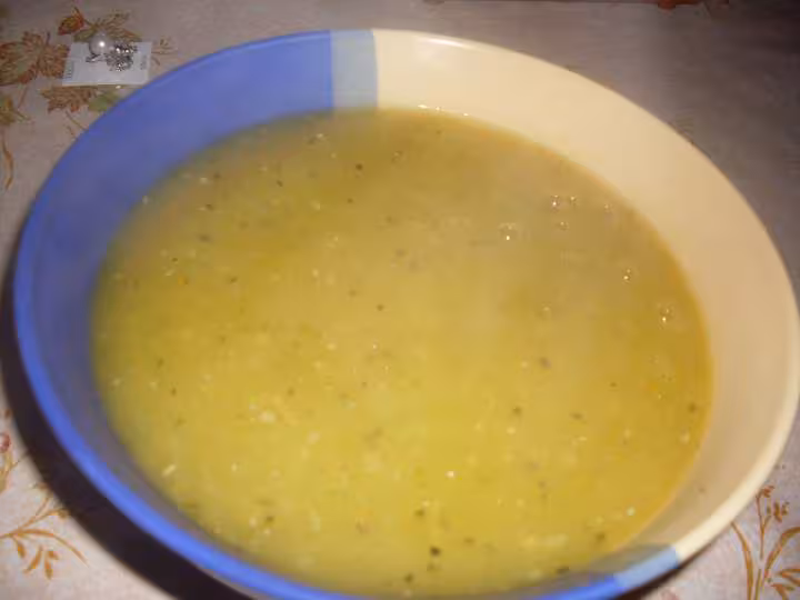 Soupe de courgettes