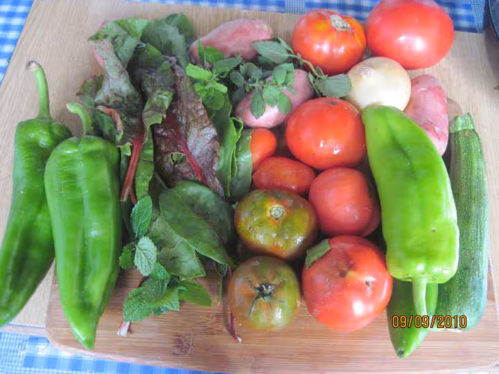 Soupe de legumes chaude sterilisees