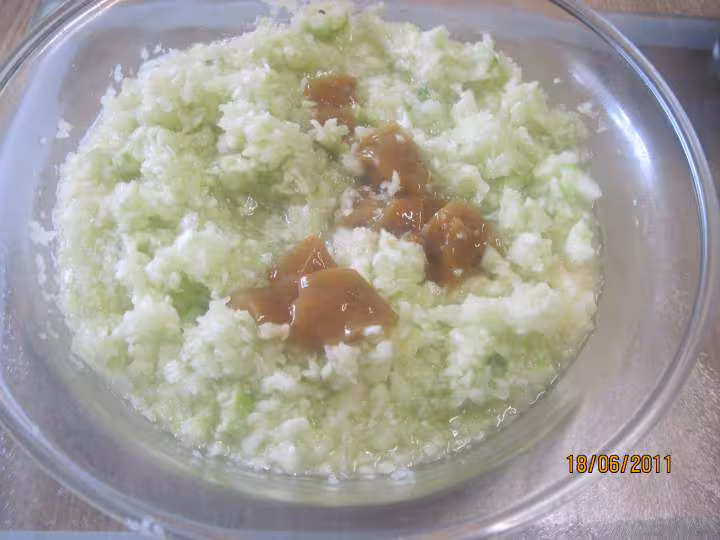 Soupe de p de terre courgettes au basilic amp creme au mo