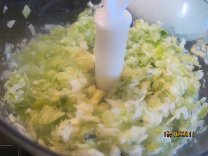 Soupe de pommes de terre et poireau mo