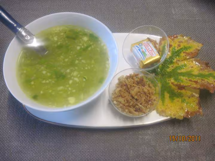 Soupe de pommes de terre et poireau mo