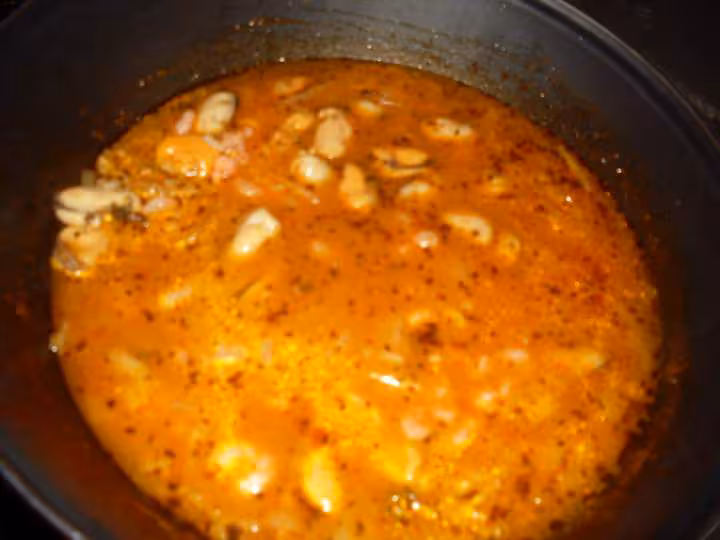 Soupe de riz aux moules crevettes