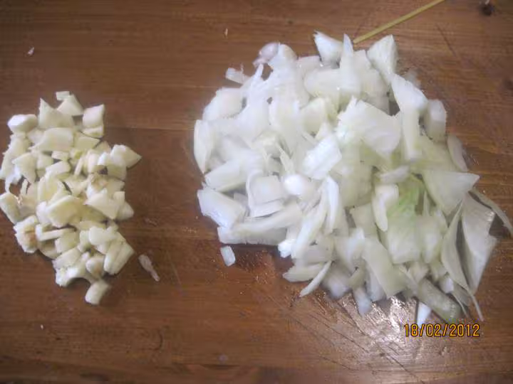 Spaghetti a l emince de dinde