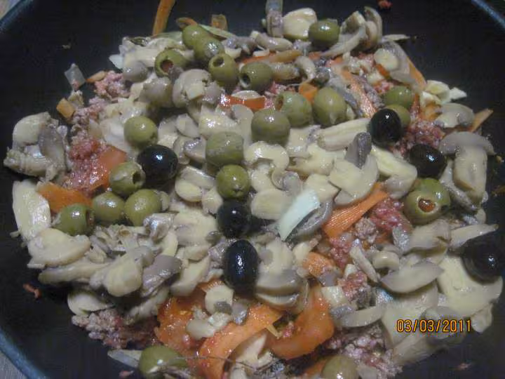 Spaghetti aux meli melo de legumes