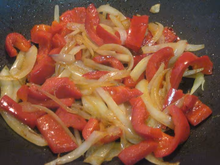 Spaghettis aux legumes de ratatouille