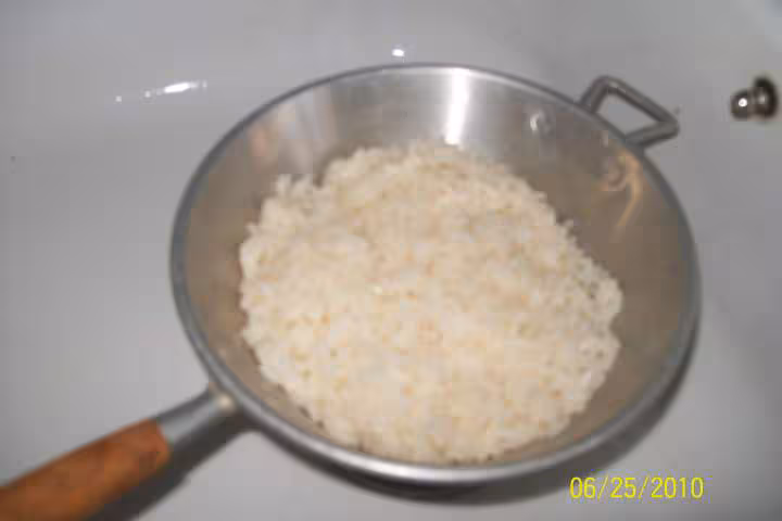 Steak de porc au riz sauce massale