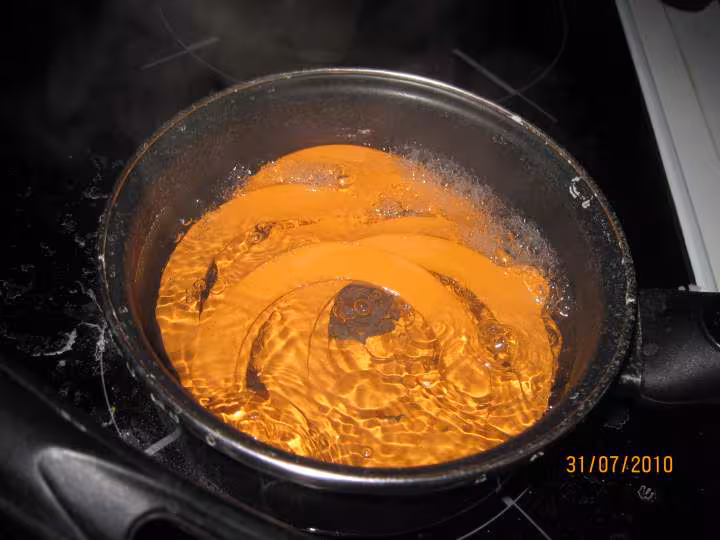 Sterilisation d abricots aux sirop