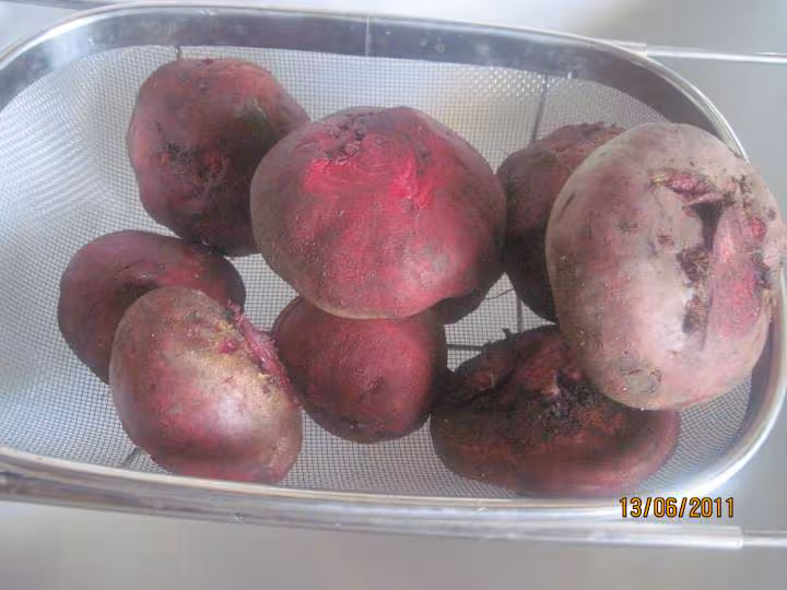 Sterilisation de betterave rouge