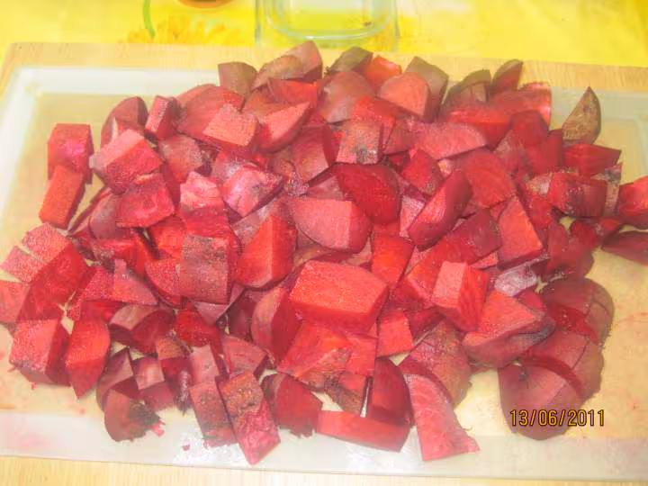 Sterilisation de betterave rouge