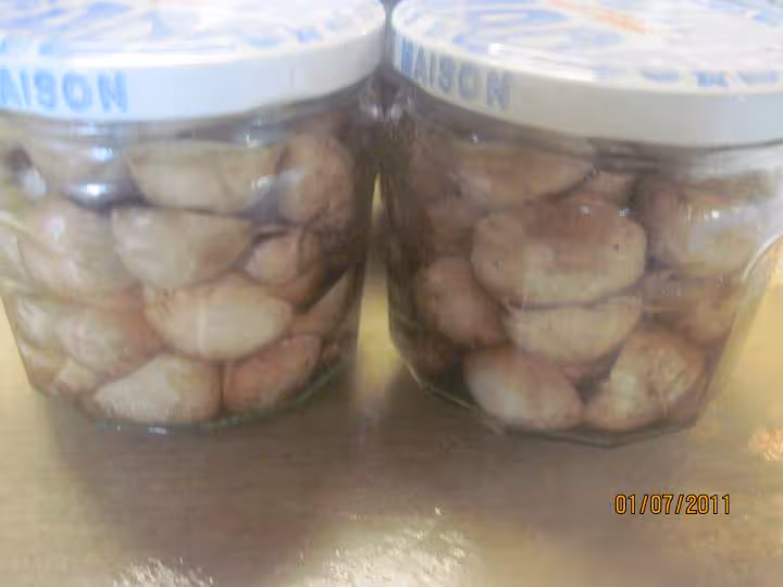 Sterilisation des champignons brun