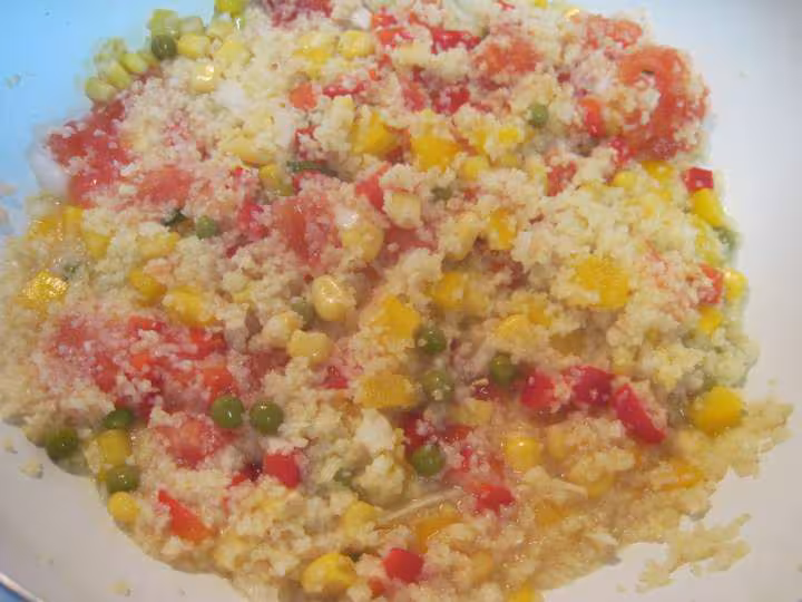 Taboule aux feuilles de menthe citronnees