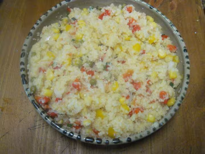 Taboule aux feuilles de menthe citronnees