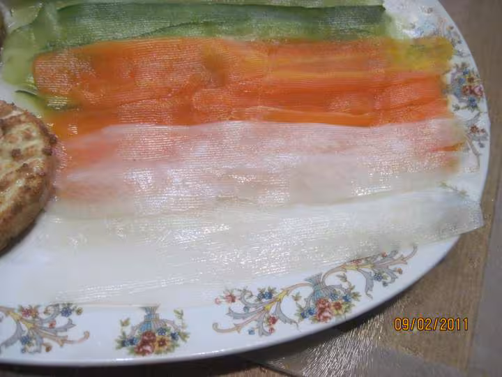 Tagliatelle de legumes maison