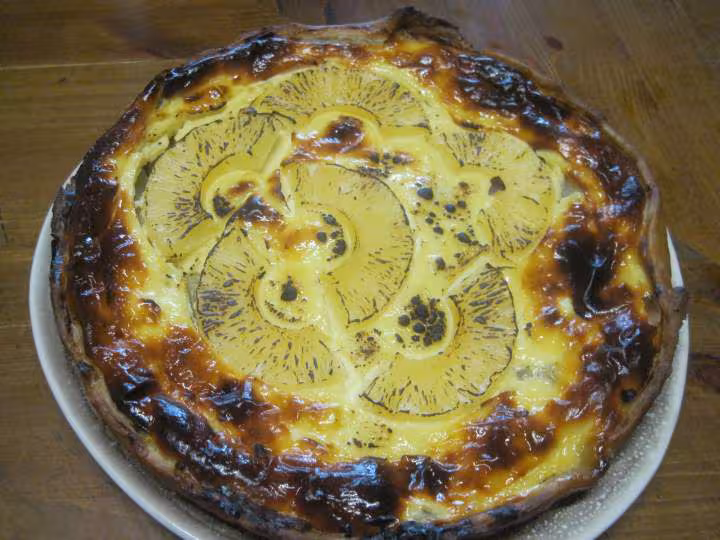 Tarte a l ananas a la creme philadelphia