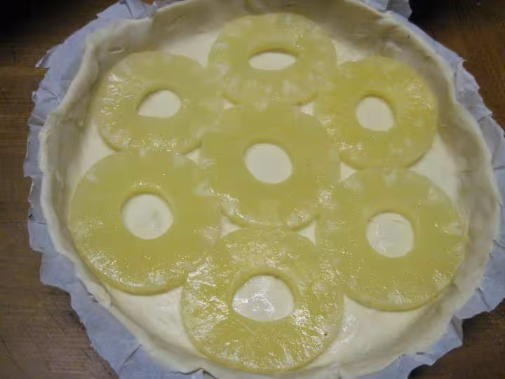 Tarte a l ananas a la creme philadelphia