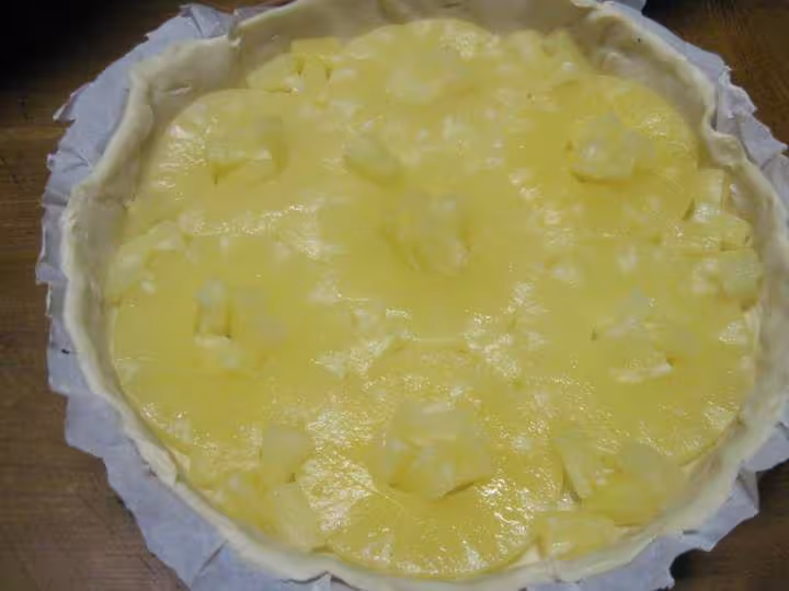 Tarte a l ananas a la creme philadelphia