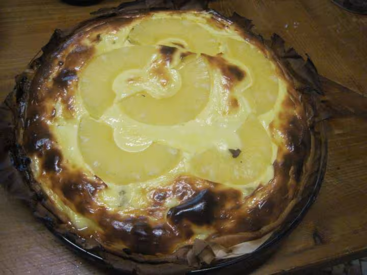 Tarte a l ananas a la creme philadelphia