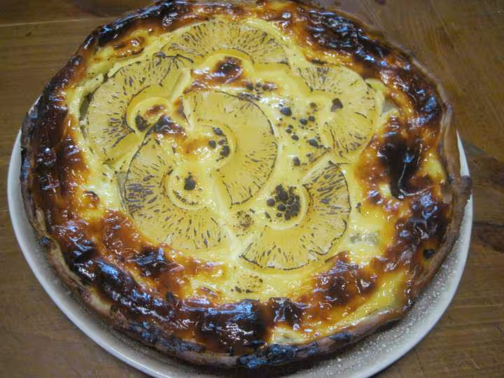 Tarte a l ananas a la creme philadelphia