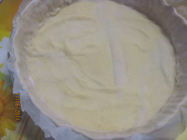 Tarte a la creme d anis verte aux abricots