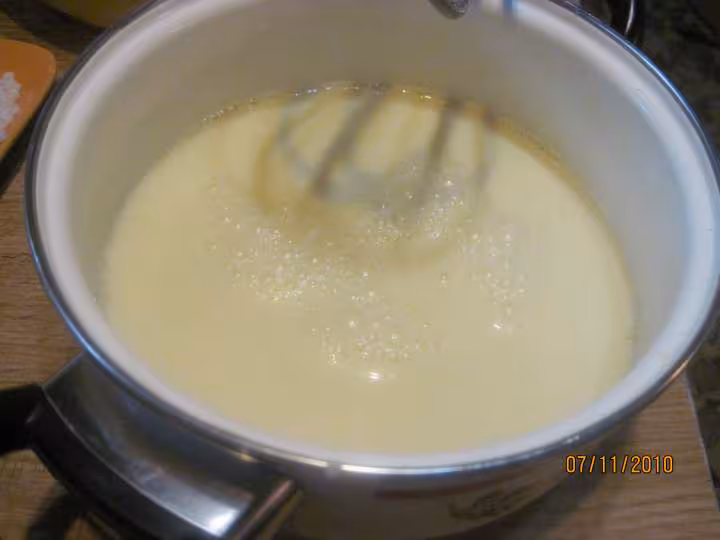 Tarte a la creme vanille a l ananas