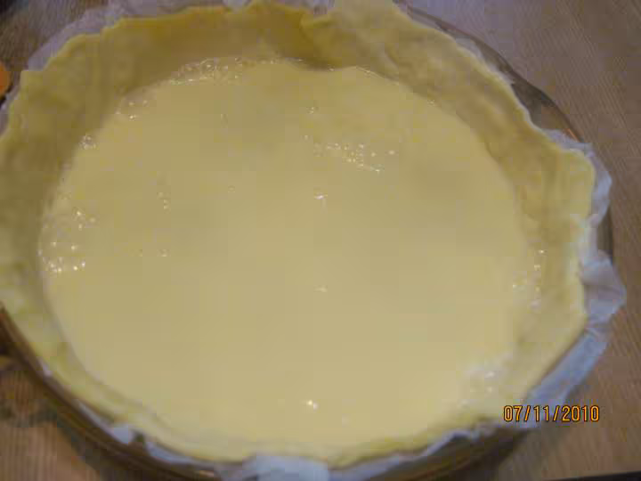 Tarte a la creme vanille au ananas