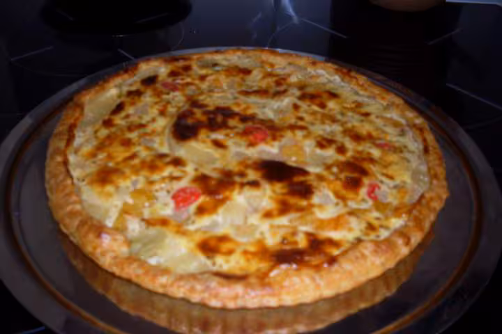 Tarte a la macedoine de fruits