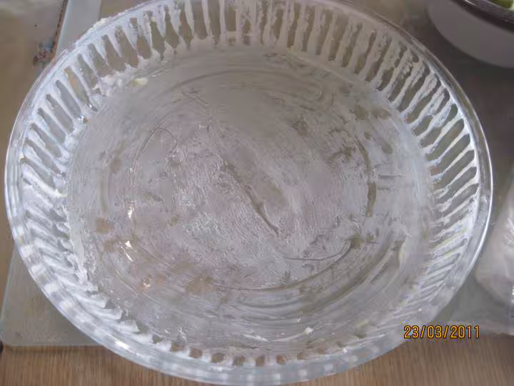 Tarte a la rhubarbe et creme fraiche