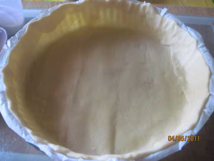 Tarte a la rhubarbe fraiche a la reglisse