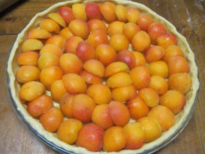 Tarte aux abricots nature