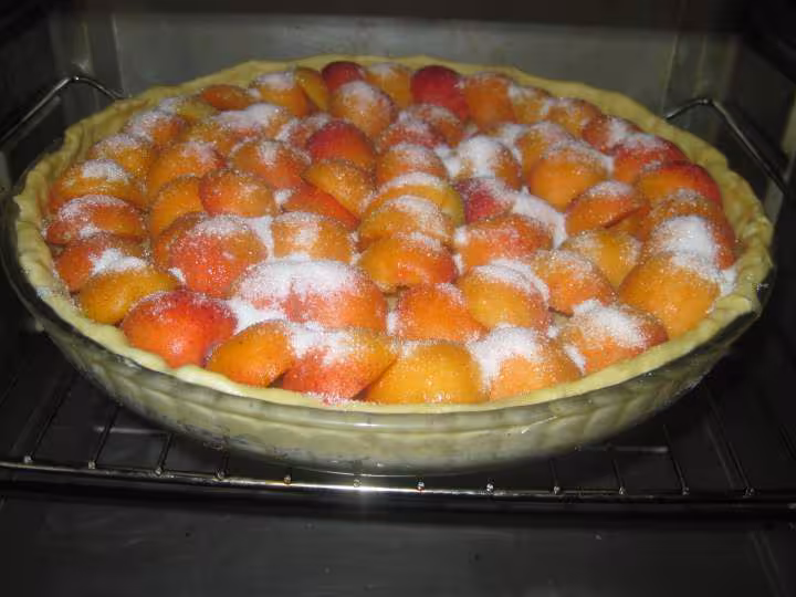 Tarte aux abricots nature