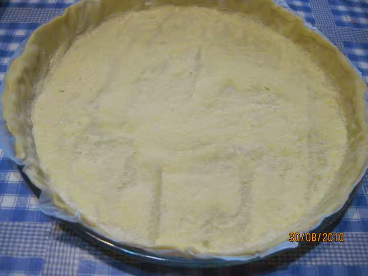 Tarte aux brugnons blancs simple