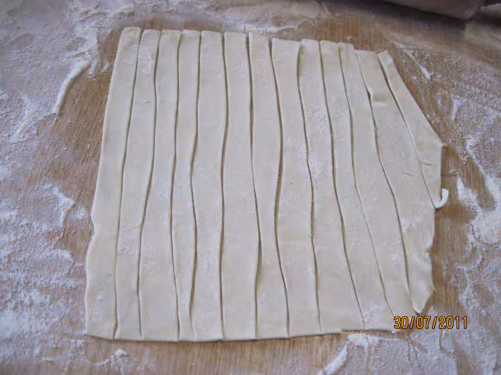 Tarte aux brugnons creme noisettes