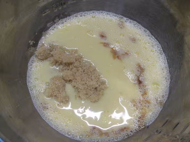 Tarte aux brugnons jaunes